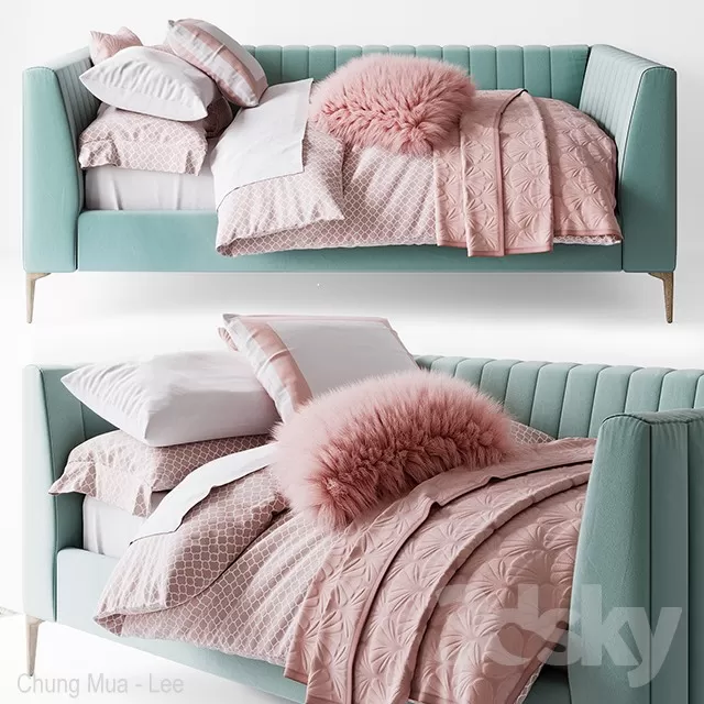 DECOR HELPER – LIVINGROOM – SOFA – LONG 3D MODELS – 491