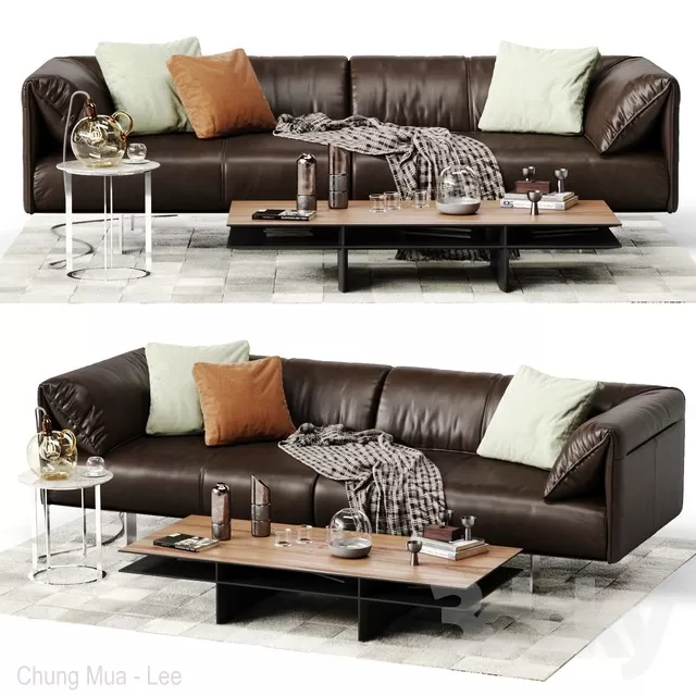 DECOR HELPER – LIVINGROOM – SOFA – LONG 3D MODELS – 51