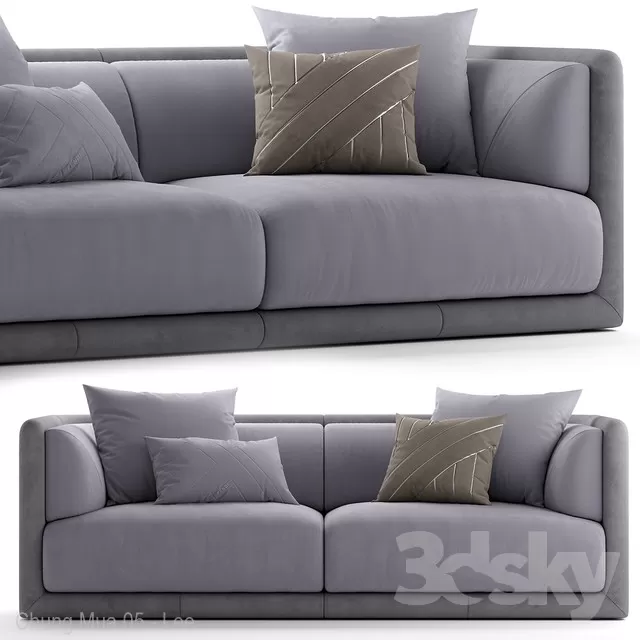 DECOR HELPER – LIVINGROOM – SOFA – LONG 3D MODELS – 57