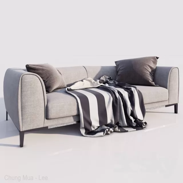 DECOR HELPER – LIVINGROOM – SOFA – LONG 3D MODELS – 10