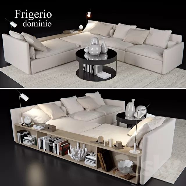 DECOR HELPER – LIVINGROOM – SOFA – SECTIONAL 3D MODELS – 17