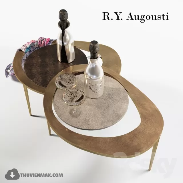 DECOR HELPER – LIVINGROOM – TEA TABLE 3D MODELS – 2