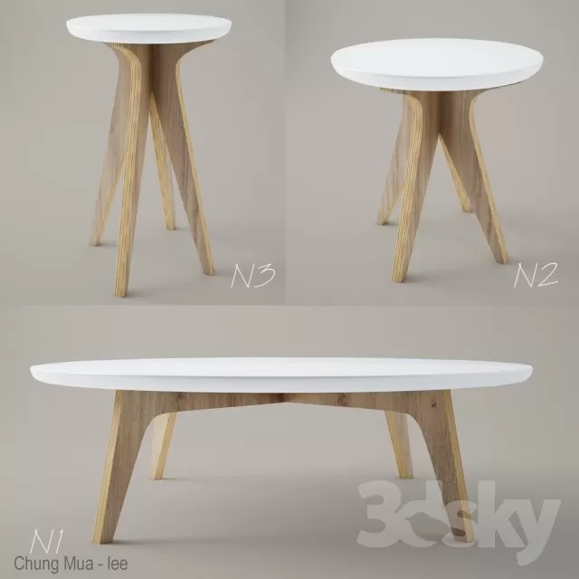 DECOR HELPER – LIVINGROOM – TEA TABLE 3D MODELS – 120