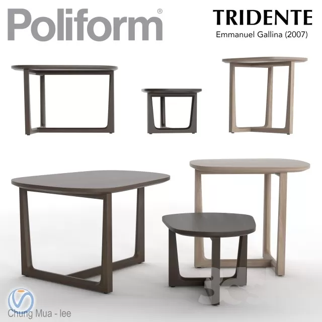 DECOR HELPER – LIVINGROOM – TEA TABLE 3D MODELS – 130