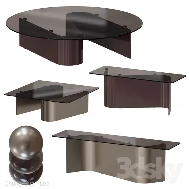 DECOR HELPER – LIVINGROOM – TEA TABLE 3D MODELS – 16