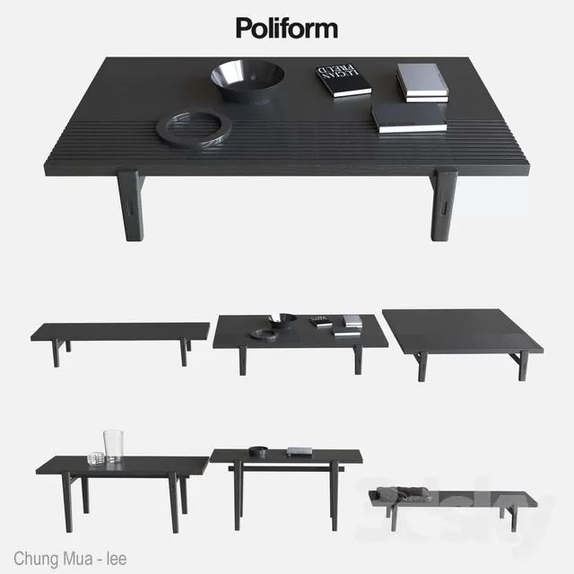 DECOR HELPER – LIVINGROOM – TEA TABLE 3D MODELS – 167
