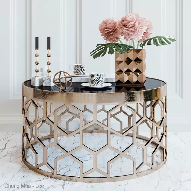 DECOR HELPER – LIVINGROOM – TEA TABLE 3D MODELS – 208