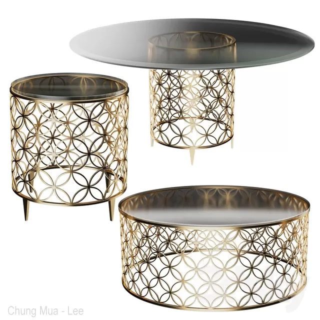 DECOR HELPER – LIVINGROOM – TEA TABLE 3D MODELS – 22