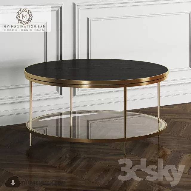 DECOR HELPER – LIVINGROOM – TEA TABLE 3D MODELS – 4