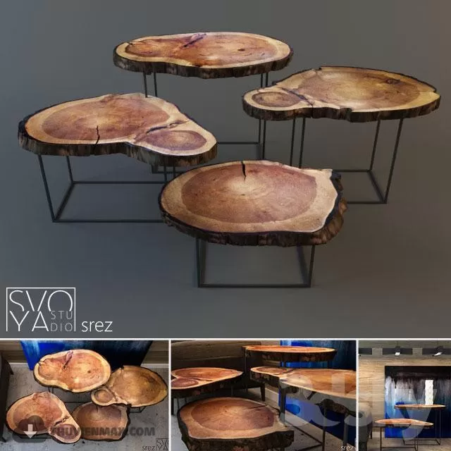DECOR HELPER – LIVINGROOM – TEA TABLE 3D MODELS – 39
