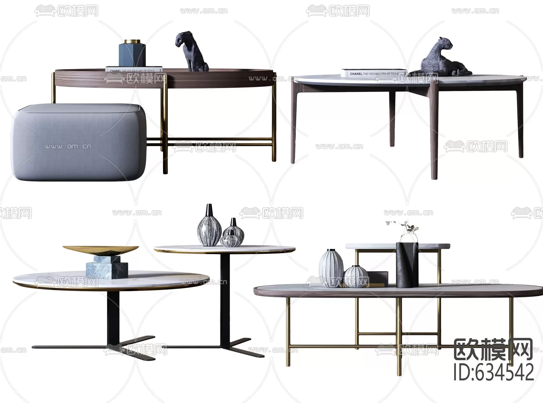 DECOR HELPER – LIVINGROOM – TEA TABLE 3D MODELS – 41