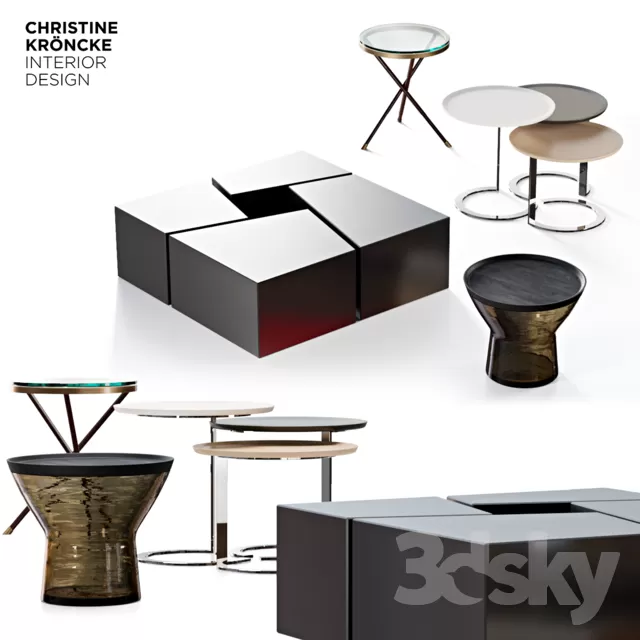 DECOR HELPER – LIVINGROOM – TEA TABLE 3D MODELS – 5