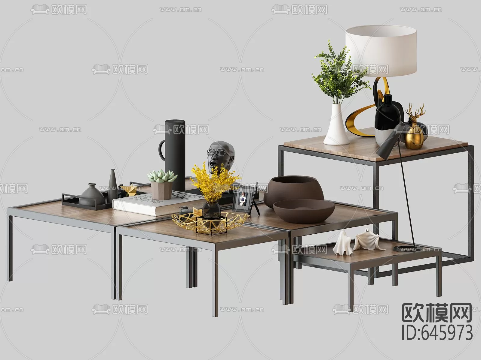 DECOR HELPER – LIVINGROOM – TEA TABLE 3D MODELS – 46