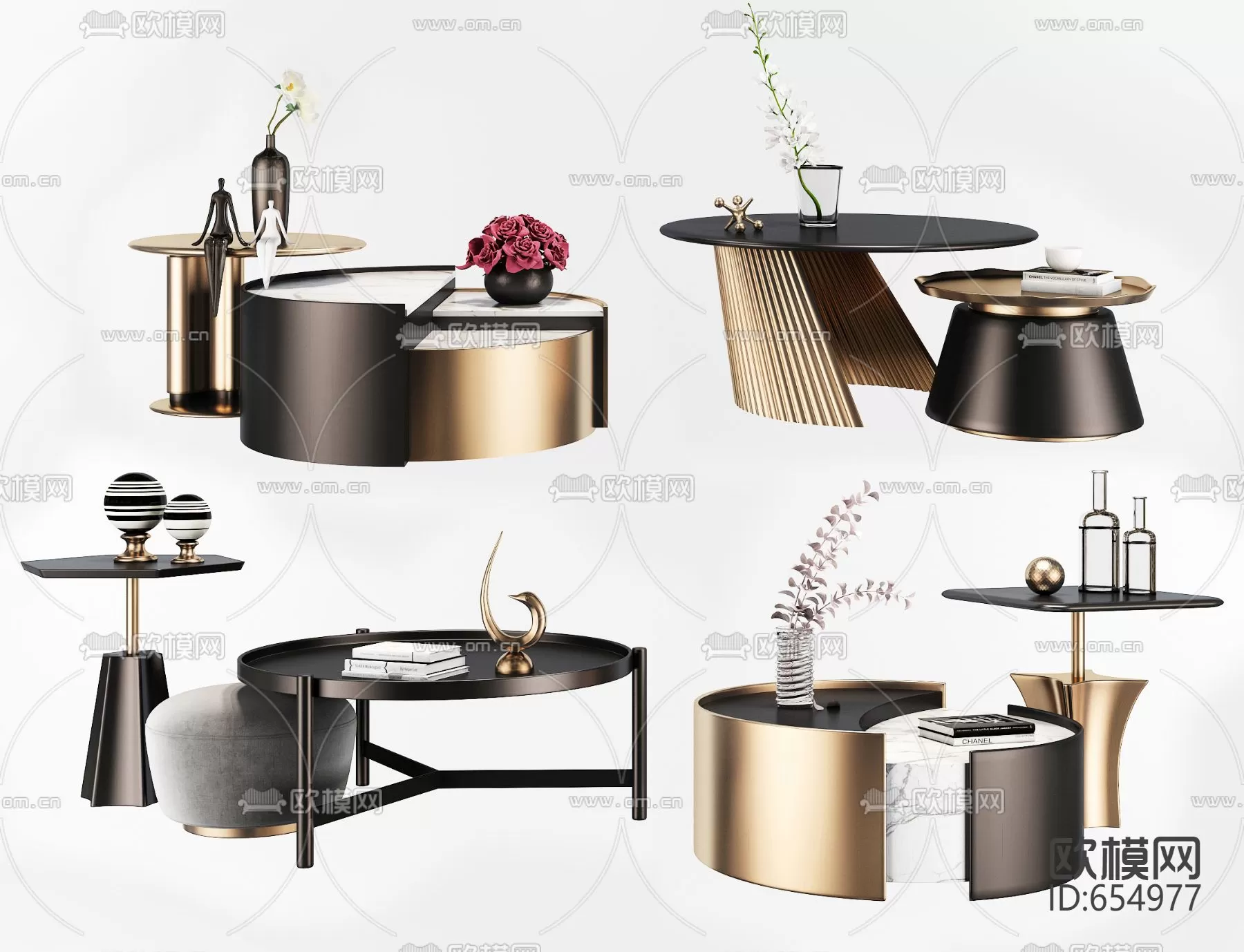 DECOR HELPER – LIVINGROOM – TEA TABLE 3D MODELS – 51