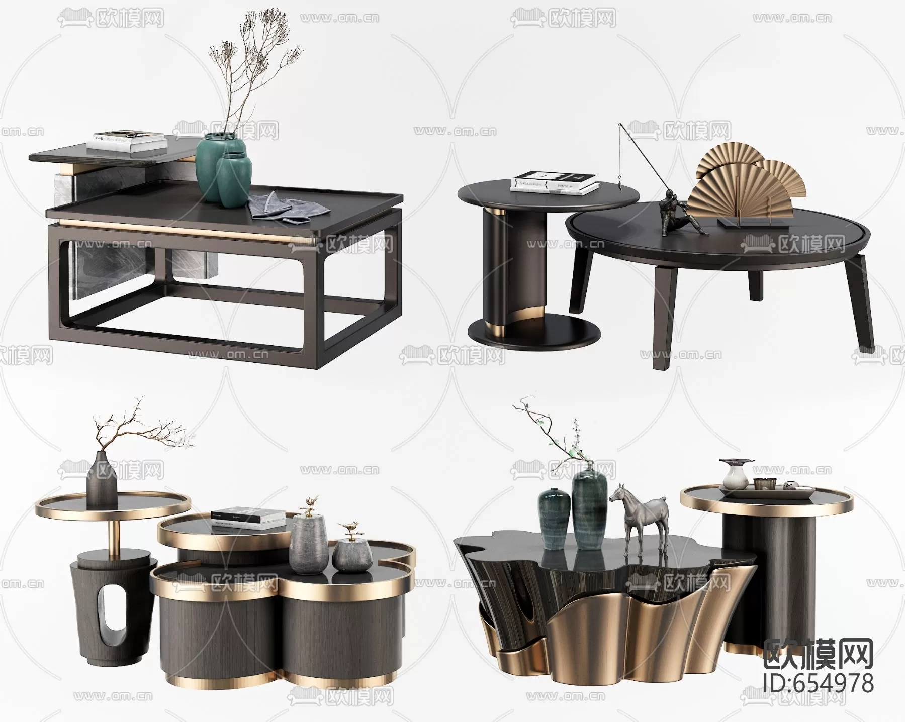 DECOR HELPER – LIVINGROOM – TEA TABLE 3D MODELS – 52