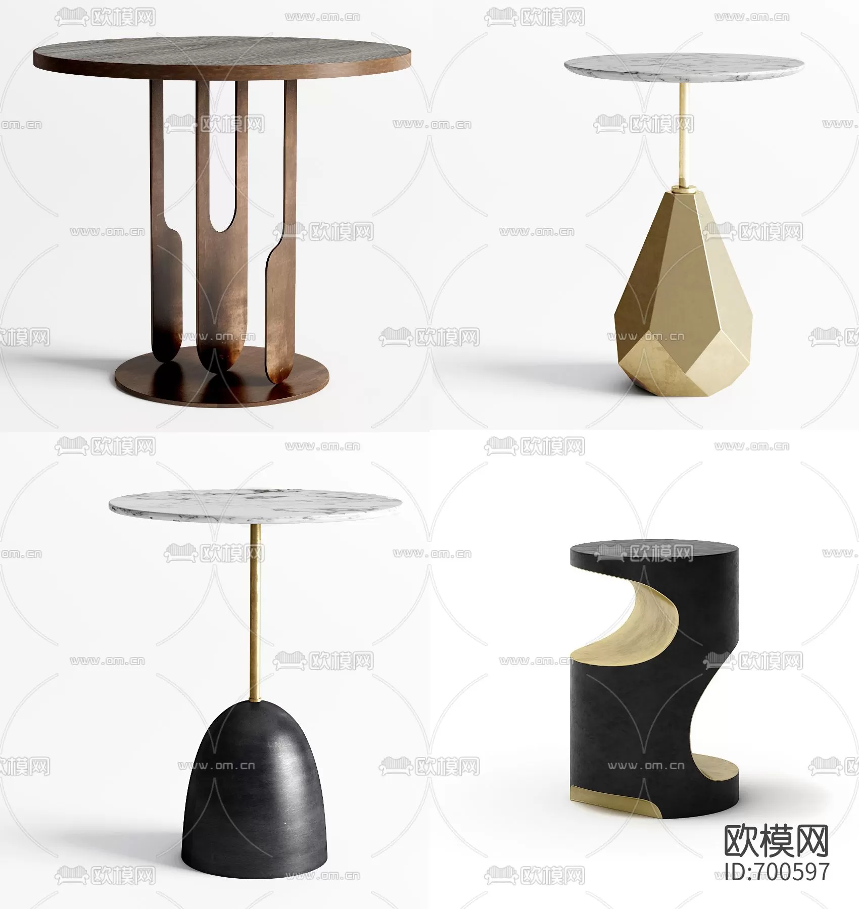 DECOR HELPER – LIVINGROOM – TEA TABLE 3D MODELS – 55