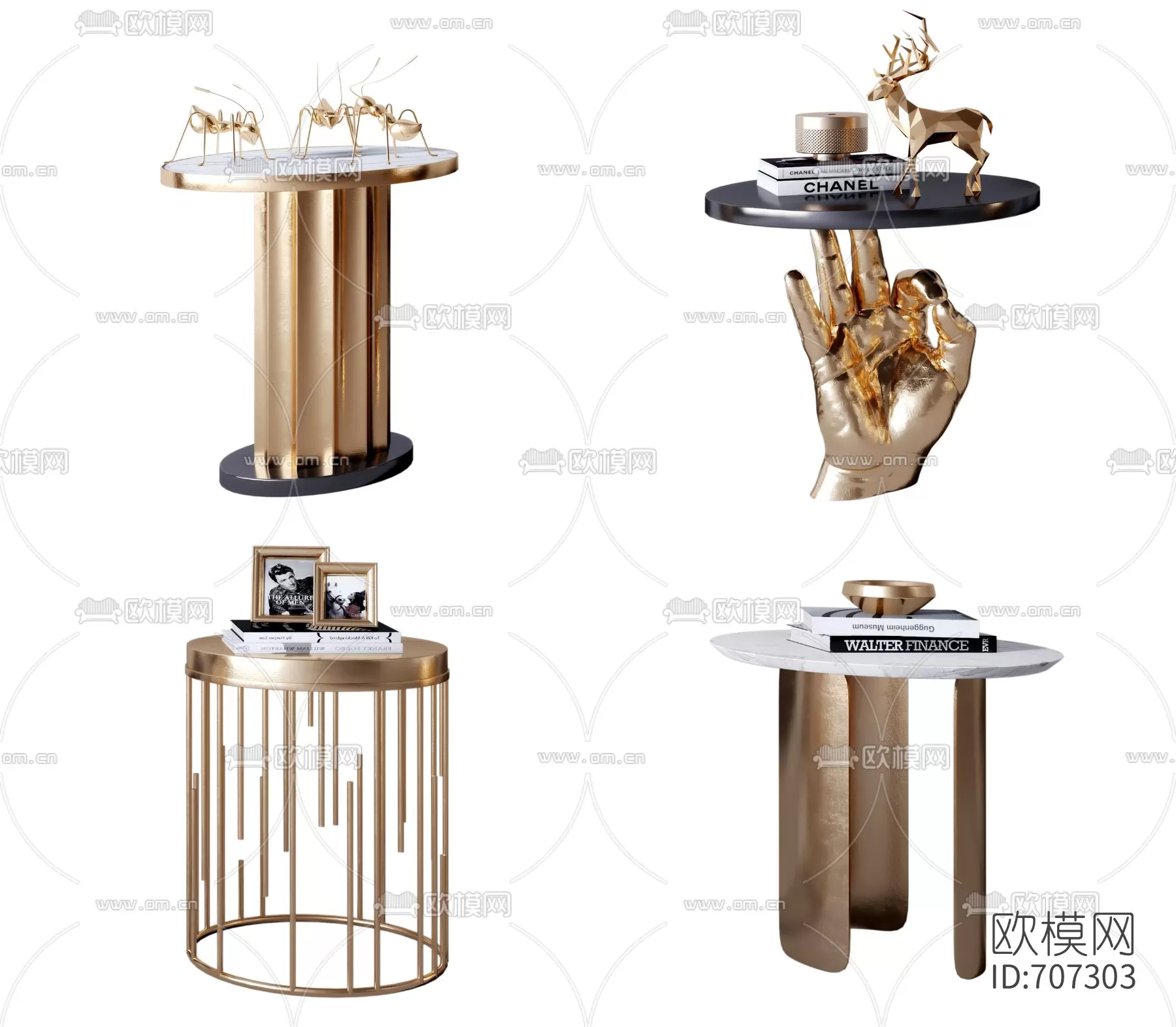 DECOR HELPER – LIVINGROOM – TEA TABLE 3D MODELS – 57