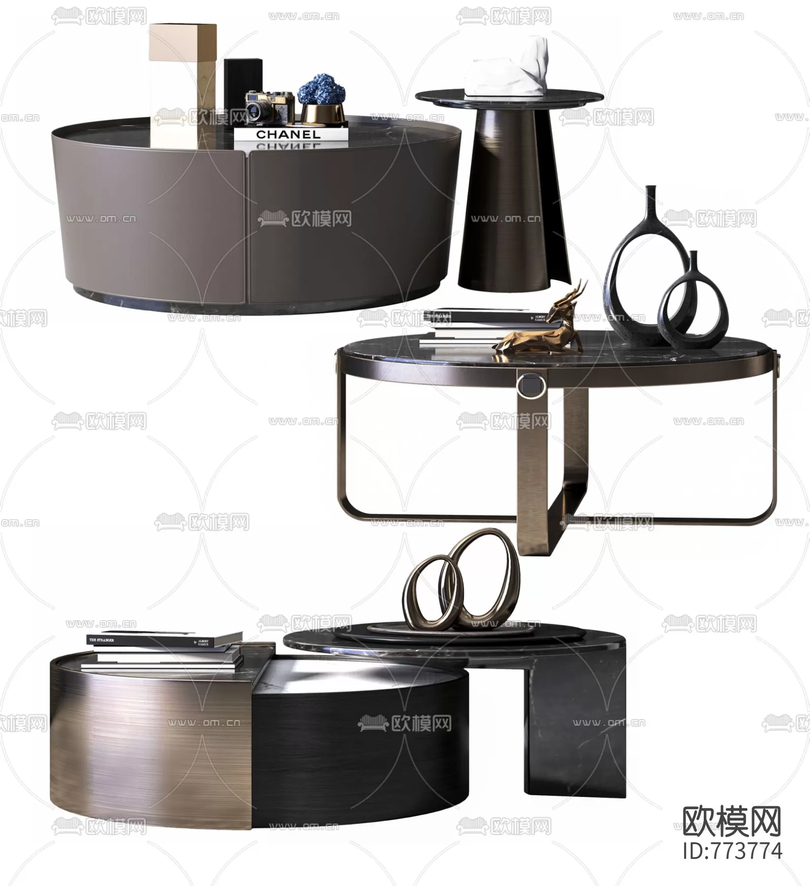 DECOR HELPER – LIVINGROOM – TEA TABLE 3D MODELS – 60