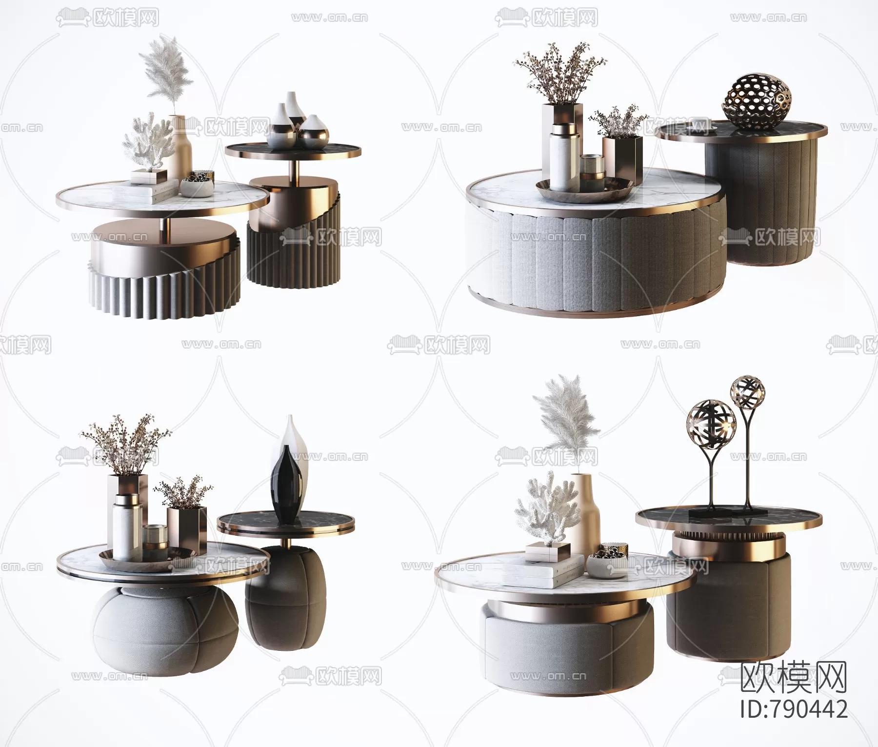 DECOR HELPER – LIVINGROOM – TEA TABLE 3D MODELS – 65