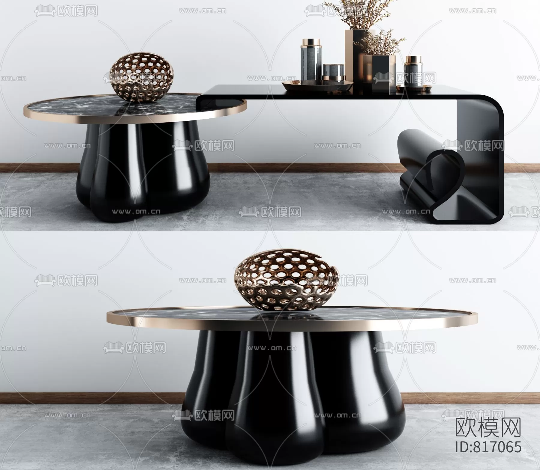 DECOR HELPER – LIVINGROOM – TEA TABLE 3D MODELS – 68