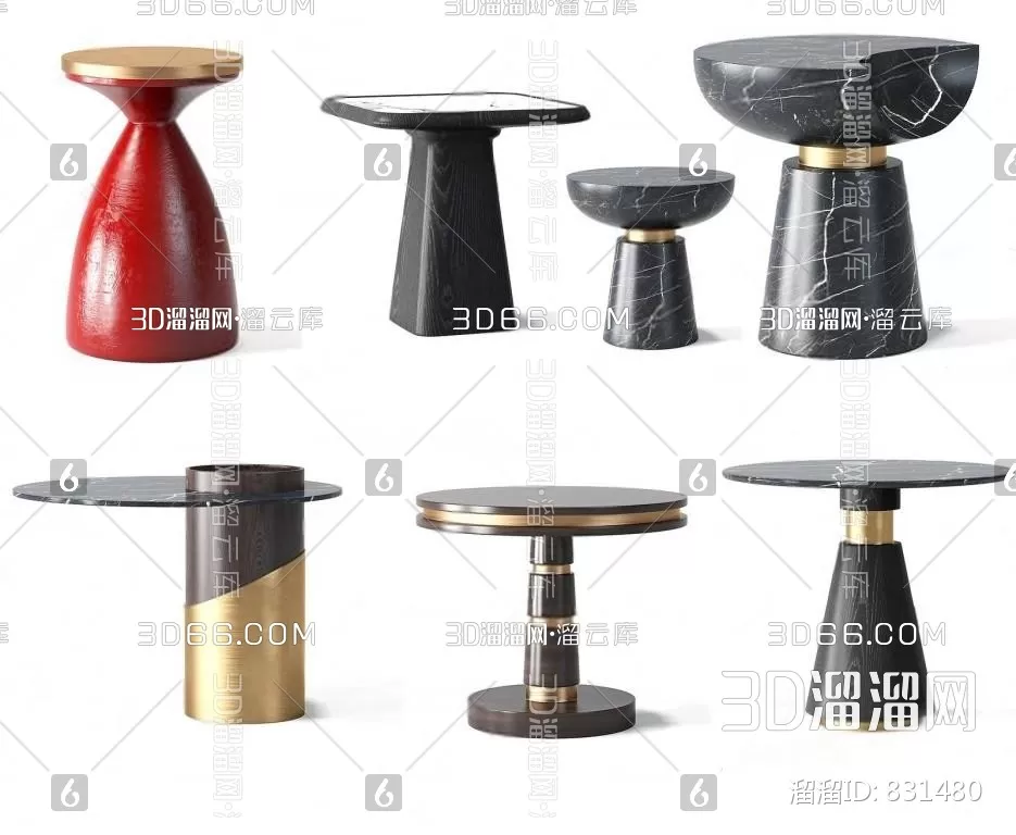 DECOR HELPER – LIVINGROOM – TEA TABLE 3D MODELS – 71