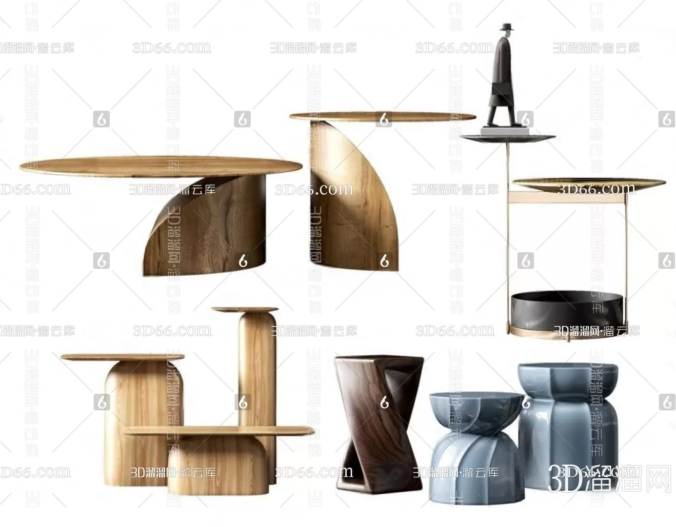 DECOR HELPER – LIVINGROOM – TEA TABLE 3D MODELS – 77