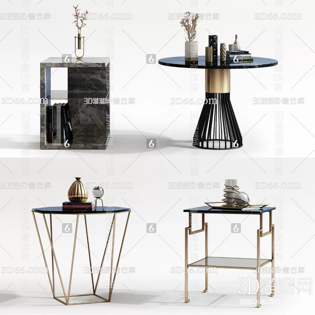 DECOR HELPER – LIVINGROOM – TEA TABLE 3D MODELS – 83