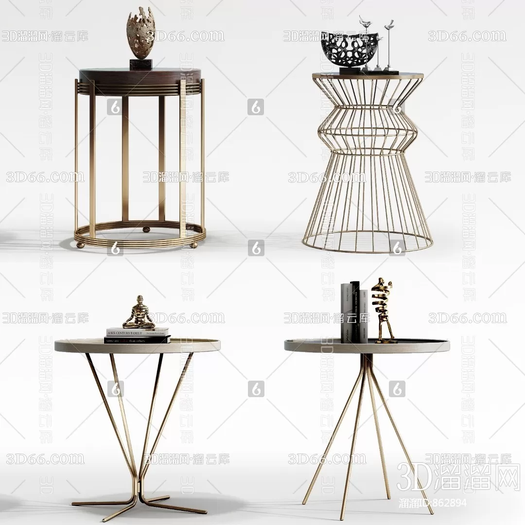 DECOR HELPER – LIVINGROOM – TEA TABLE 3D MODELS – 84