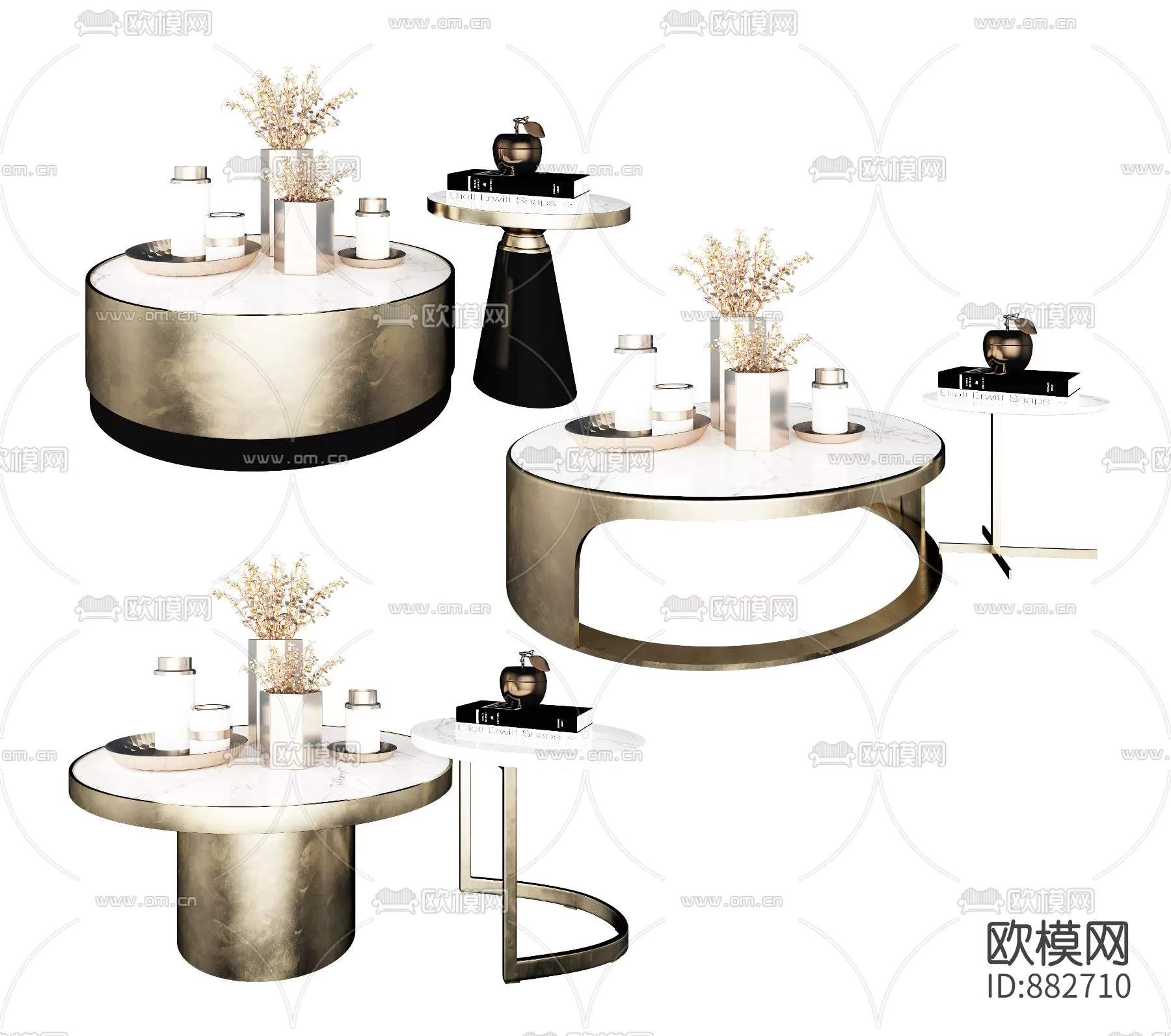 DECOR HELPER – LIVINGROOM – TEA TABLE 3D MODELS – 88