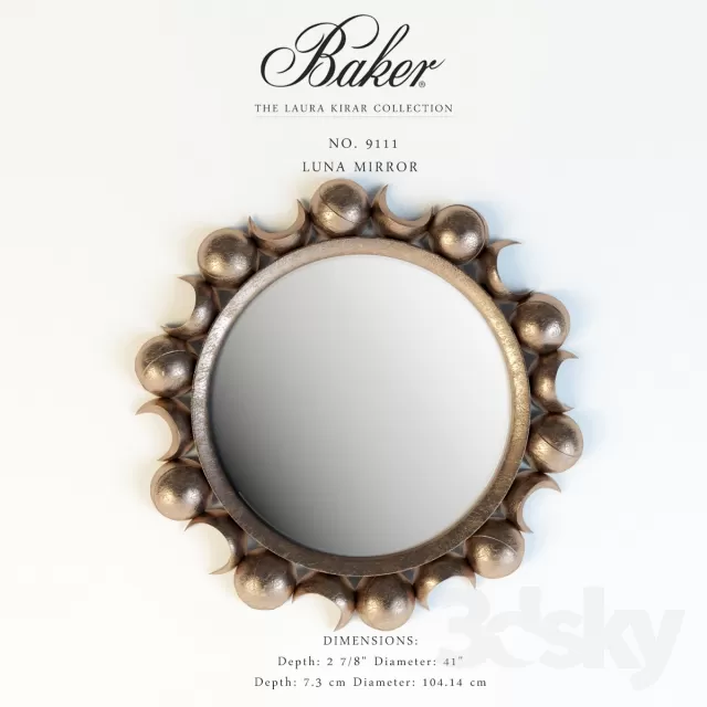 DECORATION – MIRROR 3D MODELS – 012