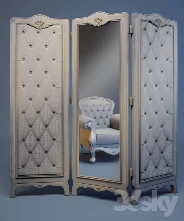 DECORATION – MIRROR 3D MODELS – 017