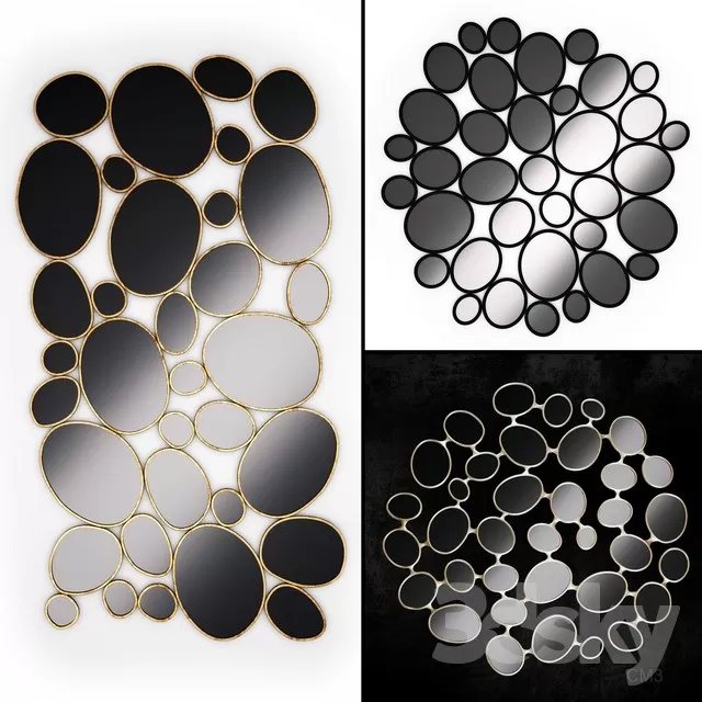 DECORATION – MIRROR 3D MODELS – 019