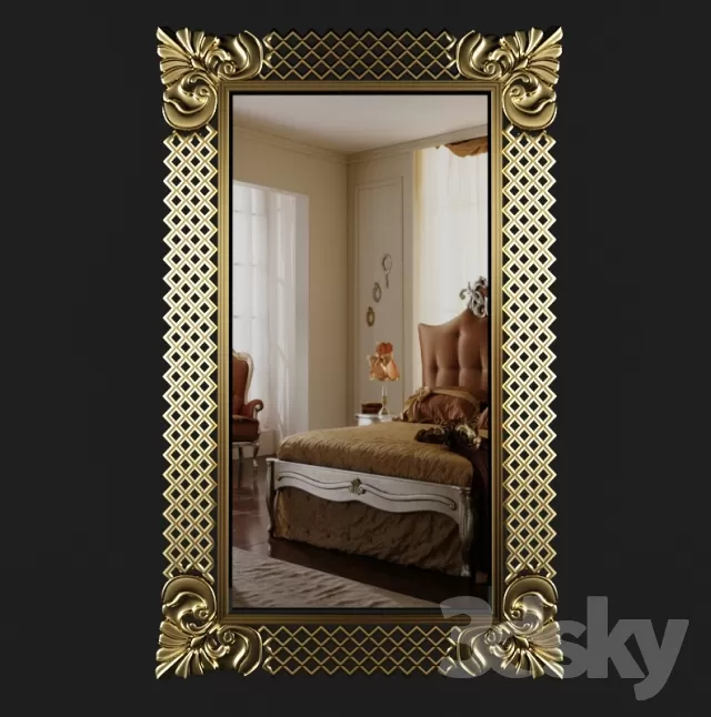 DECORATION – MIRROR 3D MODELS – 045