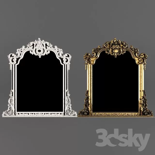 DECORATION – MIRROR 3D MODELS – 047