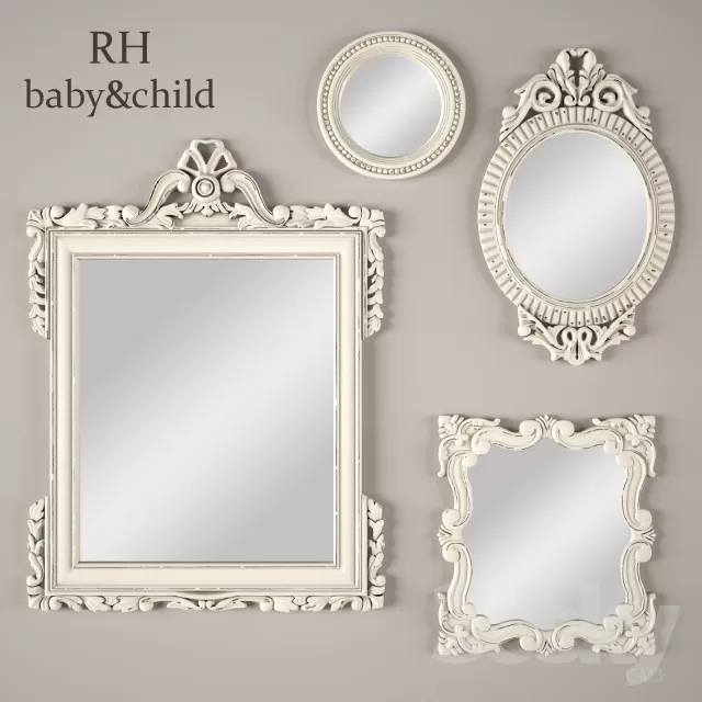 DECORATION – MIRROR 3D MODELS – 006