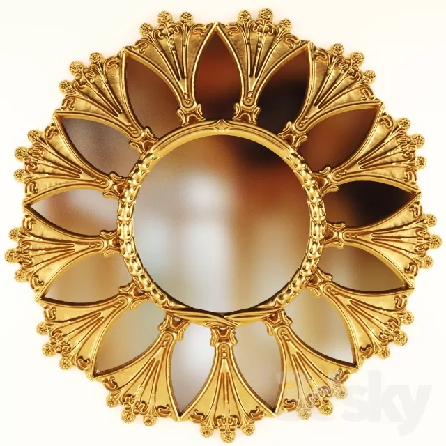 DECORATION – MIRROR 3D MODELS – 007