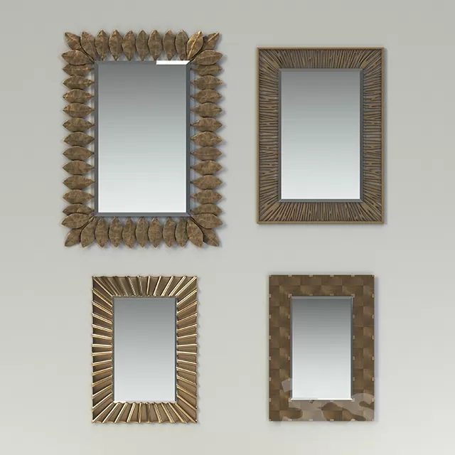 DECORATION – MIRROR 3D MODELS – 066