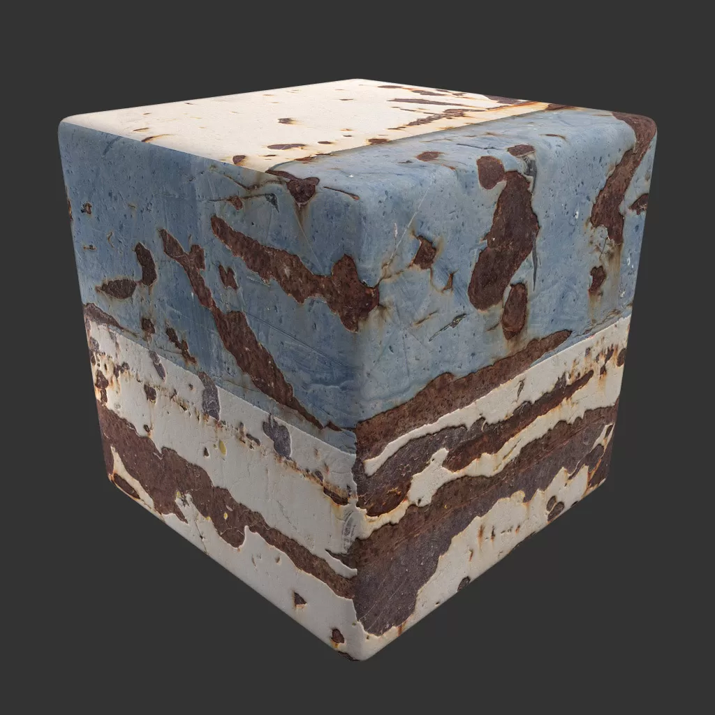 PBR TEXTURES – FULL OPTION – Rust Mixed On – 1015
