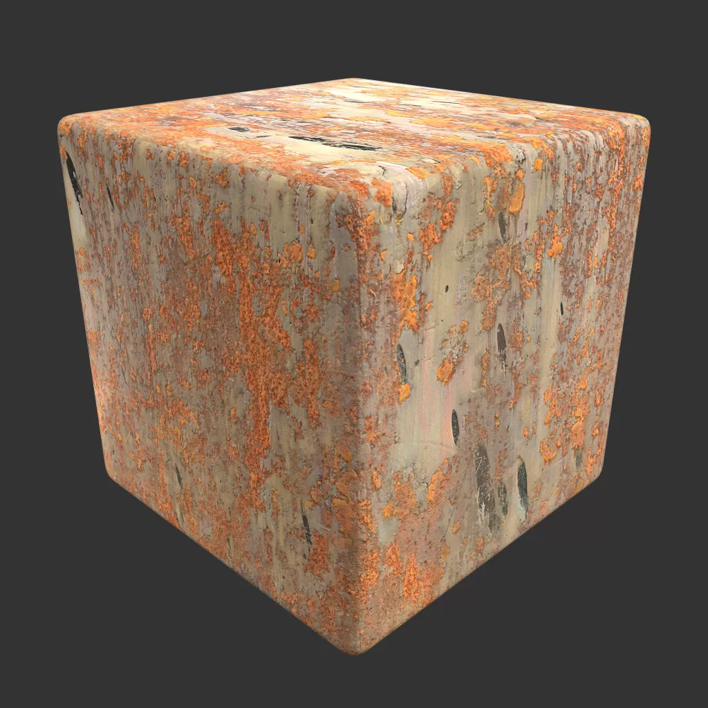 PBR TEXTURES – FULL OPTION – Rust Mixed On – 1016