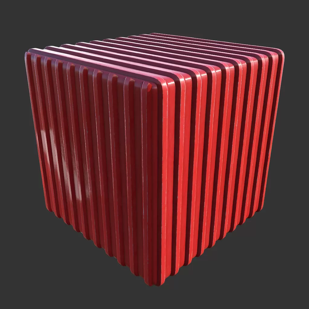 PBR TEXTURES – FULL OPTION – Shipping Container Red – 1097