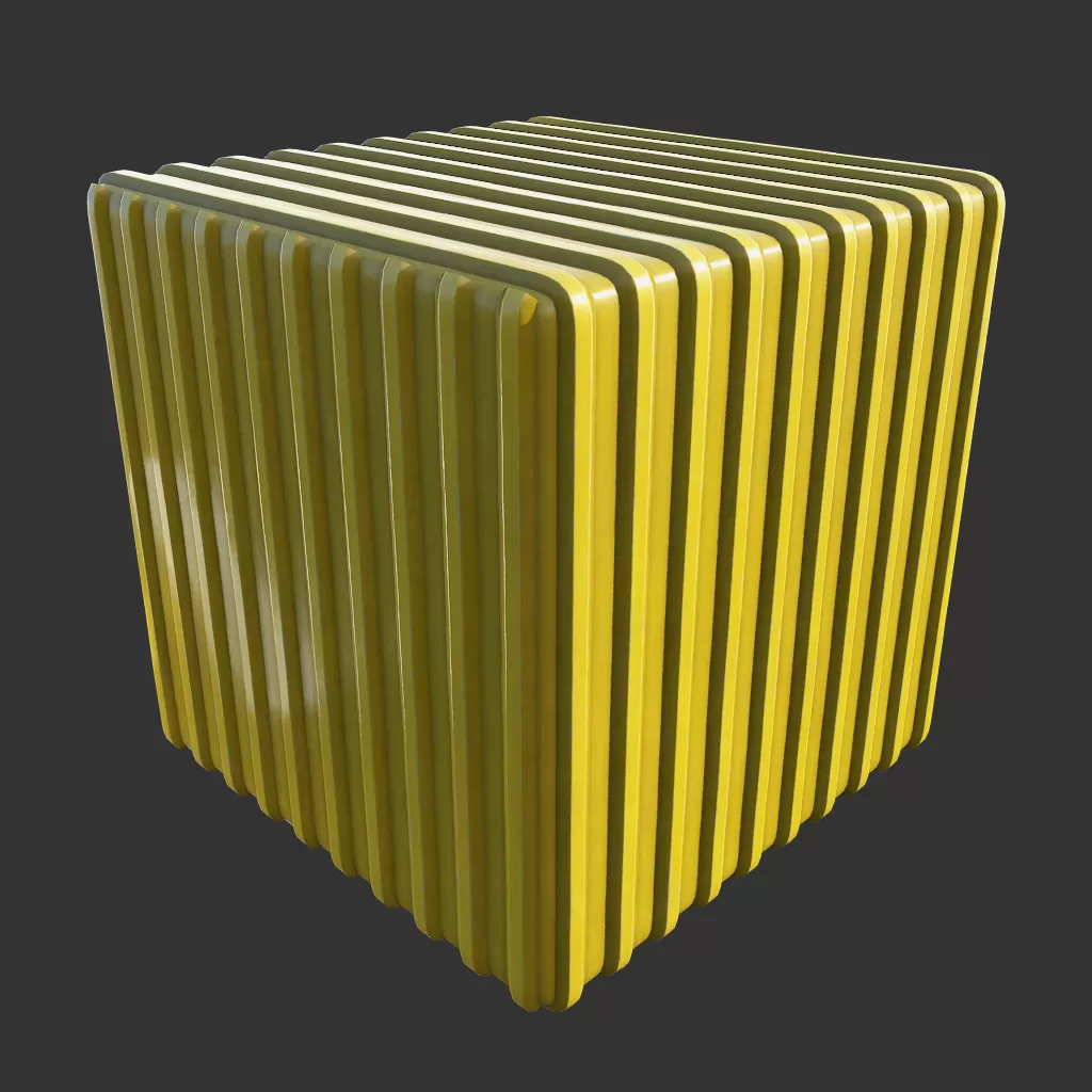 PBR TEXTURES – FULL OPTION – Shipping Container Yellow – 1098