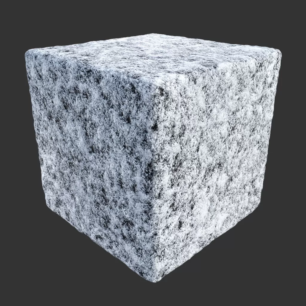 PBR TEXTURES – FULL OPTION – Snow Clumps  – 1100
