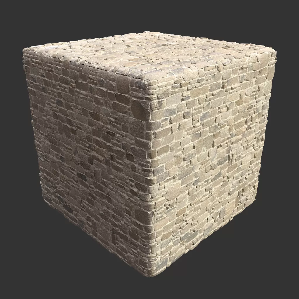 PBR TEXTURES – FULL OPTION – Stone Bricks Beige – 1125