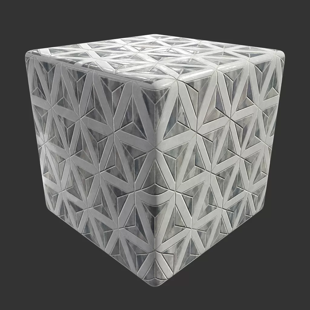 PBR TEXTURES – FULL OPTION – Tiles Elaborate Stone – 1189