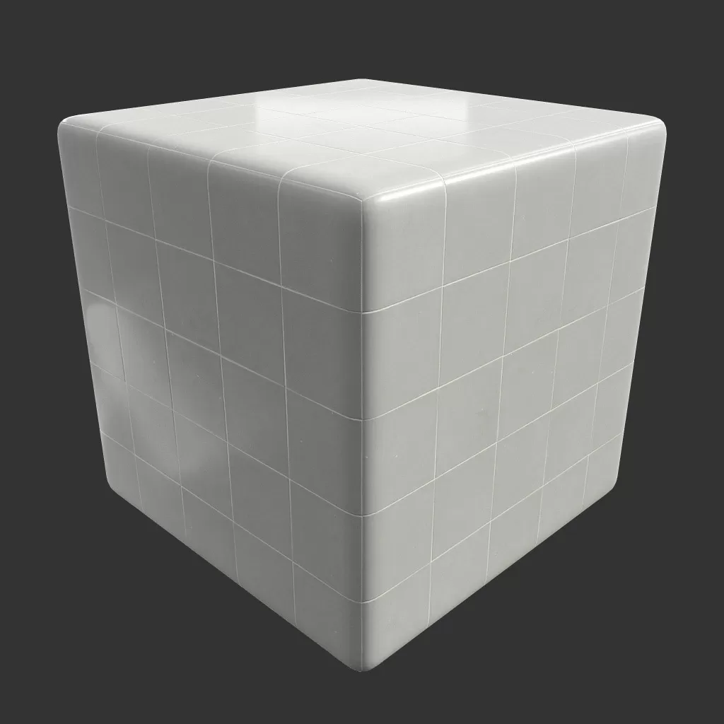 PBR TEXTURES – FULL OPTION – Tiles Square Gray – 1225