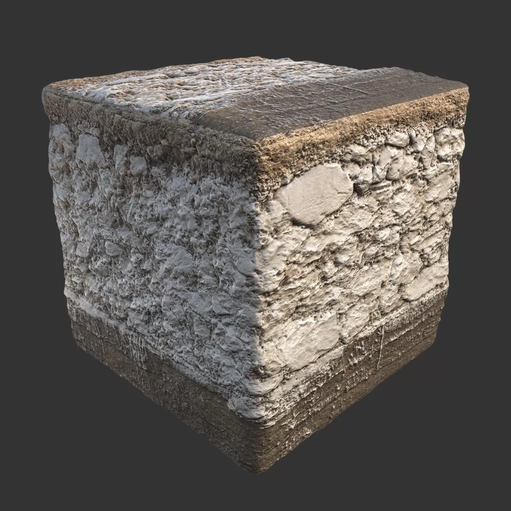PBR TEXTURES – FULL OPTION – Wall Medieval  – 1240