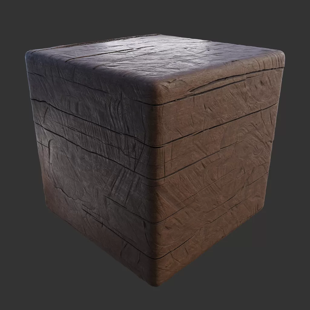 PBR TEXTURES – FULL OPTION – Wood Beam Dark – 1254