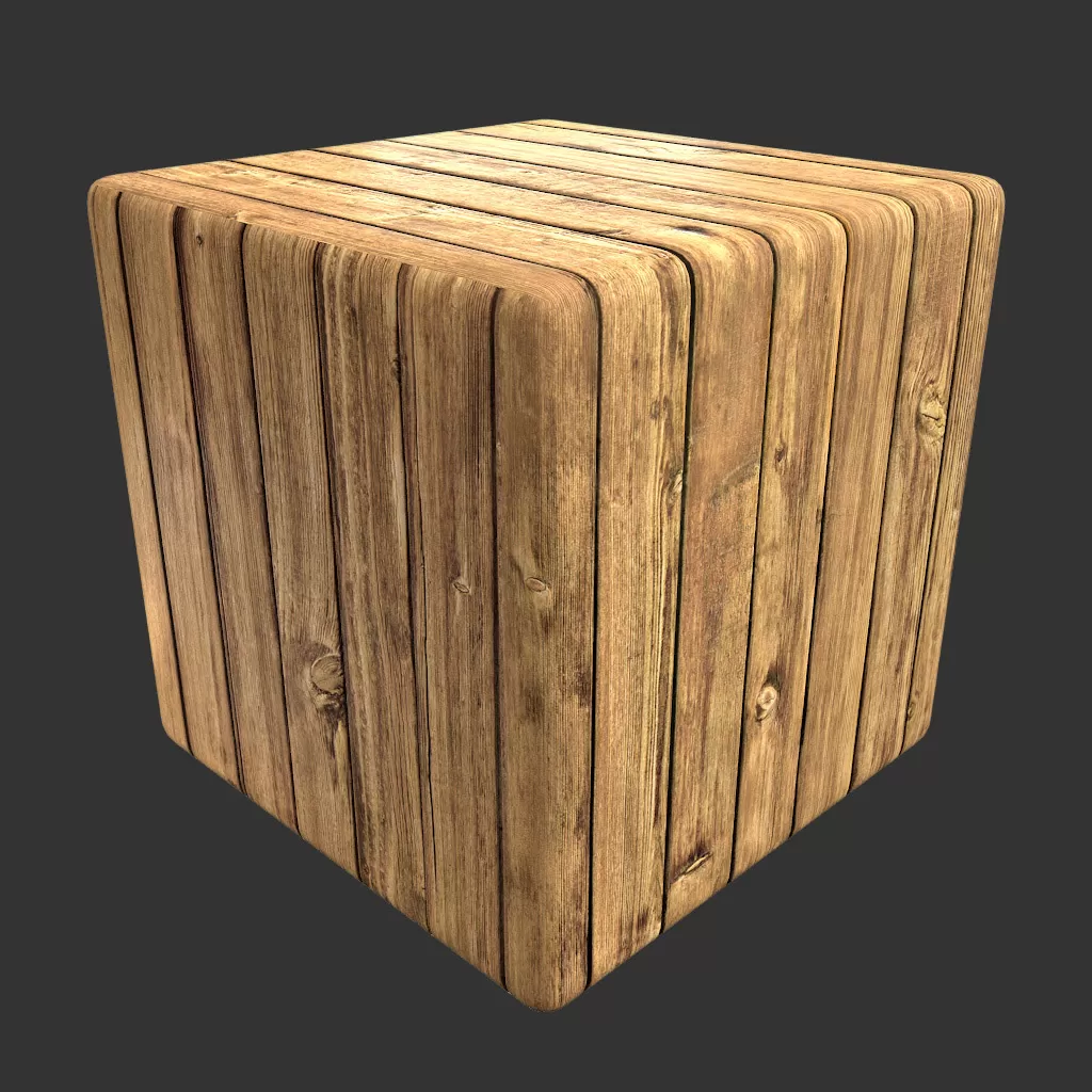 PBR TEXTURES – FULL OPTION – Wood Planks Worn – 1416