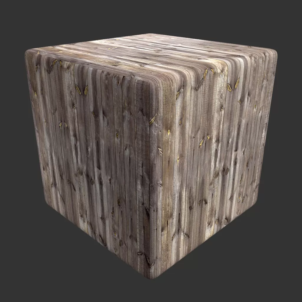 PBR TEXTURES – FULL OPTION – Wood Planks Worn – 1428