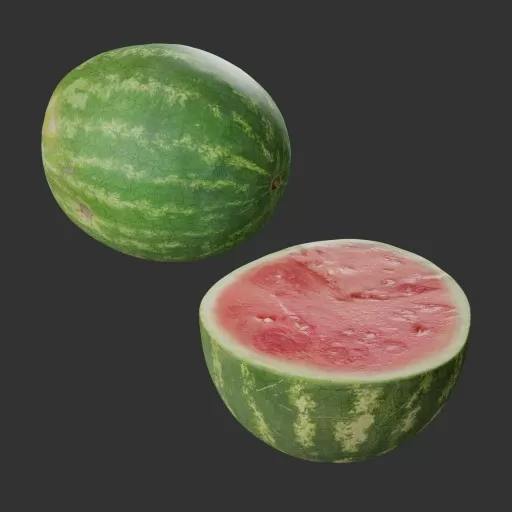 PBR TEXTURES – FULL OPTION – Fruit Watermelon  – 1442